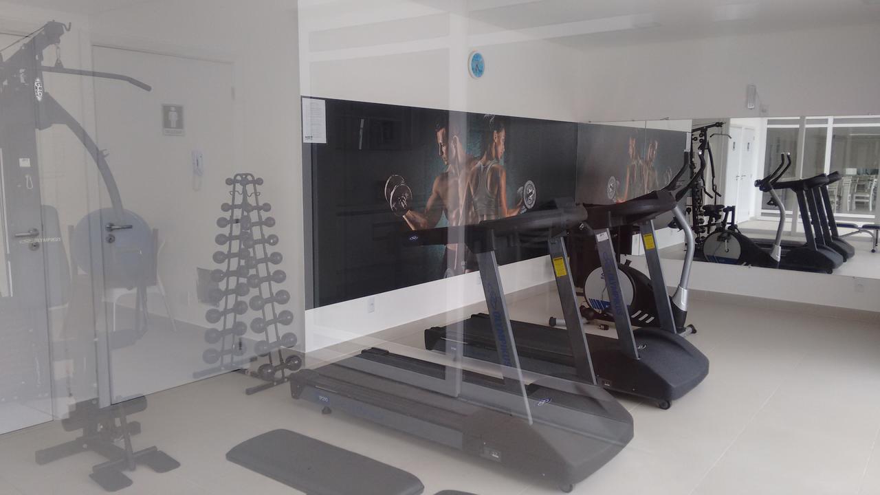 Apartamento Frente Para A Piscina A Uma Quadra Da Praia ฟลอเรียนอโปลิส ภายนอก รูปภาพ